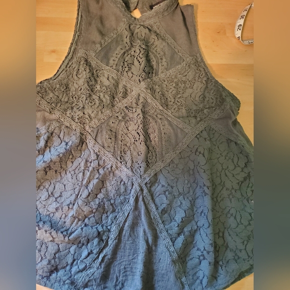 American Eagle Outfitters Green Lace Top - Picture 9 of 14